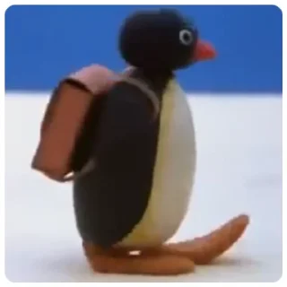 Telegram sticker 🐧 핑구콘