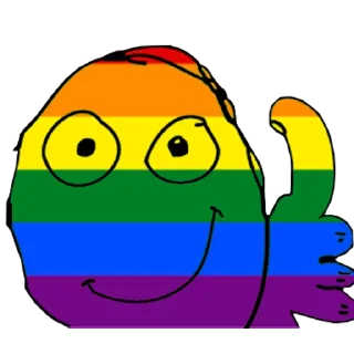 Телеграм стикер 🏳️‍🌈 чирешня @x_plays_ru