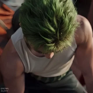 Video sticker 🗡 - ᗷY @ahMshY 𓉮 . Roronoa Zoro ʳᵉᵃˡ