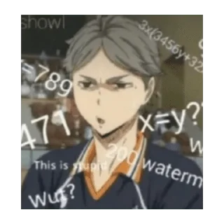 Telegram stiker ✳️ anime reaction @StickersCloud