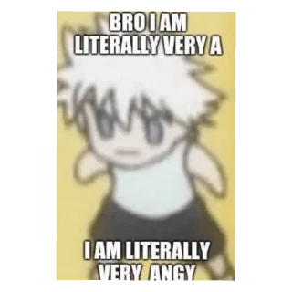 Telegram stiker ✳️ anime reaction @StickersCloud