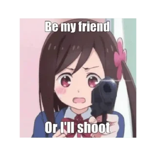 Telegram stiker ✳️ anime reaction @StickersCloud