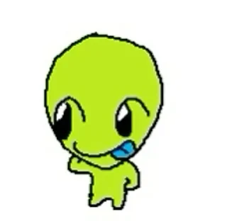 Telegram sticker 😋 little alien