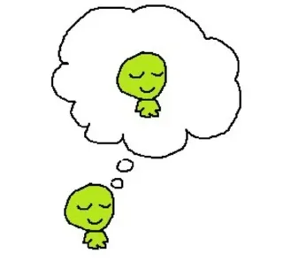 Telegram sticker 😇 little alien