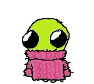 Telegram sticker 🧶 little alien