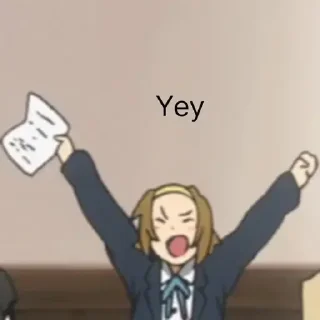 Телеграм стикер 😊 K-On