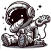 Sticker 🤩 cosmonaut ➜ @OrderEmoji