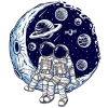 Video sticker 🤩 cosmonaut ➜ @Ord...