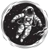 Sticker 🤩 cosmonaut ➜ @OrderEmoji