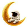Sticker 🤩 cosmonaut ➜ @OrderEmoji
