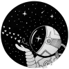 Video sticker 🤩 cosmonaut ➜ @Ord...