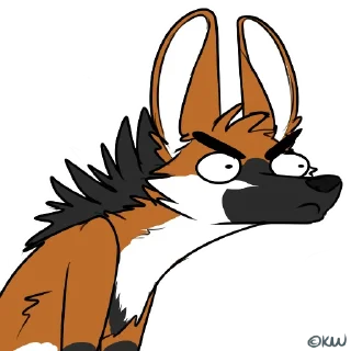 Sticker 😤 Maned Derp