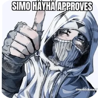 Sticker 👍 Simo Hayha
