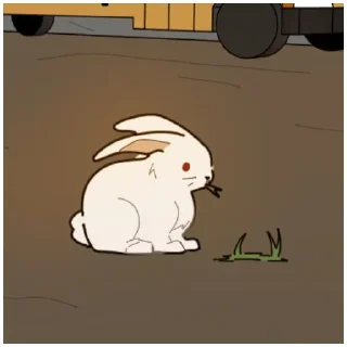 Sticker 🐇 Cemetery of school buses @Hani :: @fStikBot