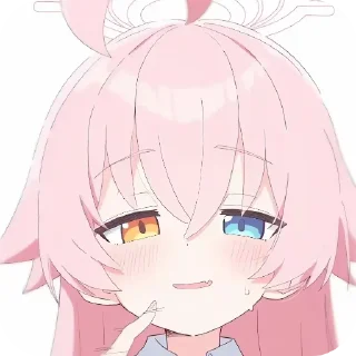 Telegram sticker 🫠 Hoshino - BlueArchive
