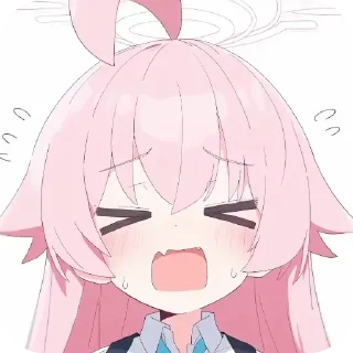 Telegram sticker 😫 Hoshino - BlueArchive