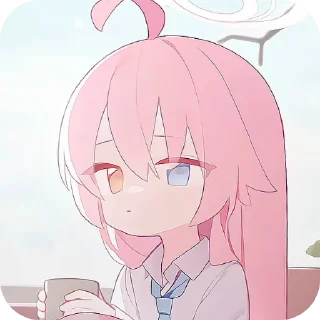 Video sticker ☕ Hoshino - BlueArchive