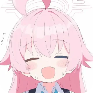 Telegram sticker 🫢 Hoshino - BlueArchive
