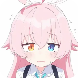 Telegram sticker 😢 Hoshino - BlueArchive