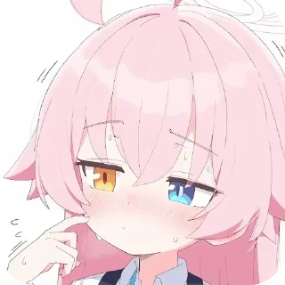 Telegram sticker 🧐 Hoshino - BlueArchive