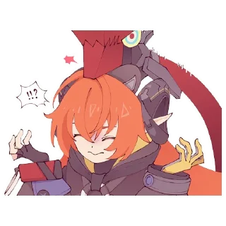 Telegram sticker 😫 Orphie Magnusson & Magus @stickersMH