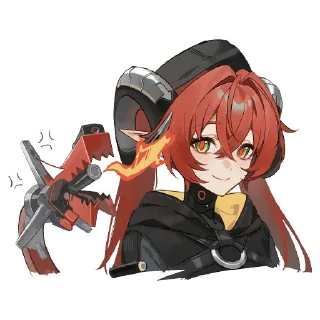 Telegram sticker 🙂 Orphie Magnusson & Magus @stickersMH