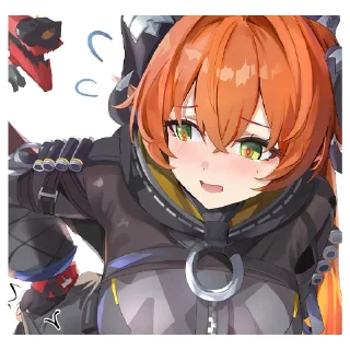 Telegram sticker 😣 Orphie Magnusson & Magus @stickersMH