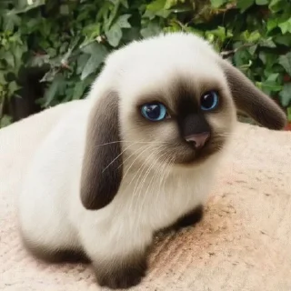Video sticker 🐱 Коти - зайці @UAStickerbot