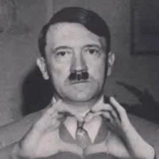 Telegram sticker ❤️ Noice Hitler by @fStikBot