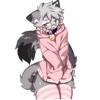 Telegram sticker 👄 Я котёнок :3 @y3r1xxx