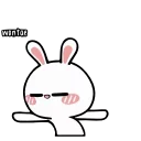 Telegram stiker 🐰 HyperRabbit by @wontae