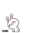 Telegram stiker 🐰 HyperRabbit by @wontae