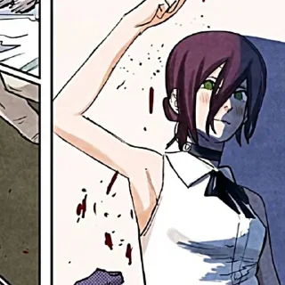 Telegram sticker 🙁 Reze @anime_sticks