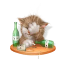 Телеграм стикер 🍺 Котейка @StikerDi