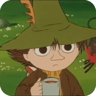 Video sticker 🙂 snufkin ::حزمة عليّ/١٤٢٥هِــ