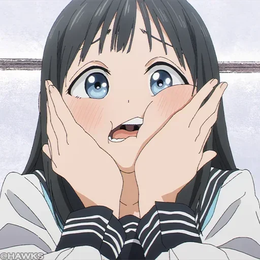 Telegram sticker 💠 hehe❄~ : @SAtoruyoKI