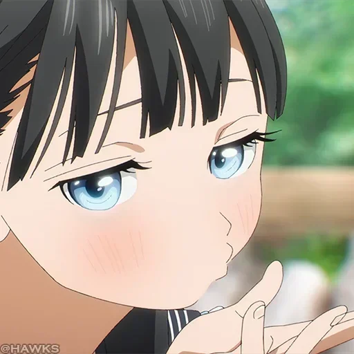 Telegram sticker 💠 hehe❄~ : @SAtoruyoKI