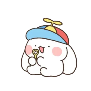 Телеграм стикер 💬 Illusion Rabbit Ver. 20 By @KakaoEmoticon