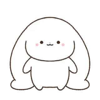 Телеграм стикер 💬 Illusion Rabbit Ver. 20 By @KakaoEmoticon