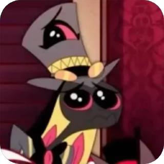 Telegram sticker 🥺 Мемный Отель Хазбин