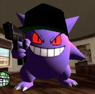Telegram sticker 🔫 retardio tcg