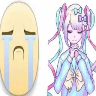 Telegram sticker 😭 Needy streamer overdose📱