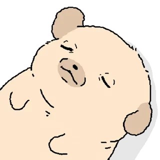 Video sticker ⭐ 눌어붙은 누덩이 5 @manbull_sticker_bot