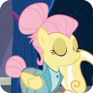 Video sticker 🤨 fluttershy 🍓 :: @mlll1p