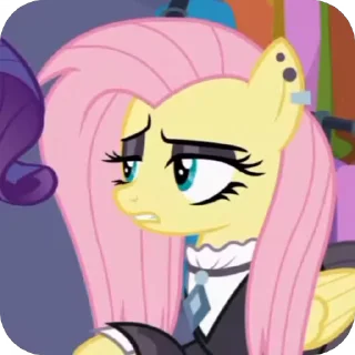 Video sticker 😑 fluttershy 🍓 :: @mlll1p