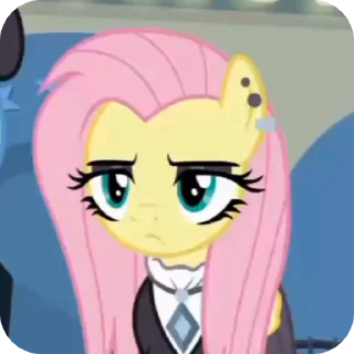 Video sticker 😒 fluttershy 🍓 :: @mlll1p