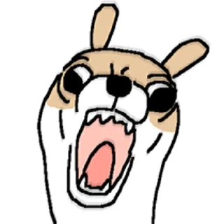 Telegram sticker 😀 치왈왈 3