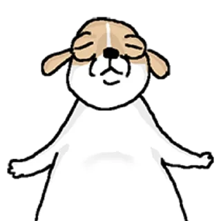 Telegram sticker 😀 치왈왈 3