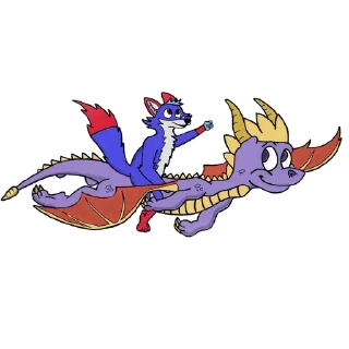 Telegram sticker 🐉 Pepsi Fox