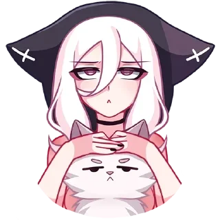 Telegram stiker 🤍 КатШи - @stikersR34